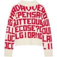 Pulovere "Msgm X Caterina Frongia" Lettered Sweater Femei