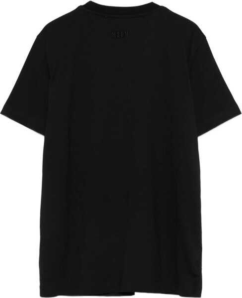 Tricouri MSGM Follow The Rabbit T-Shirt BLACK Femei (BM 19542623) 2