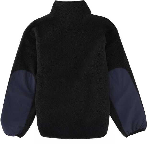 Sacouri office MAISON KITSUN Fleece Jacket BLACK Barbati (BM 19542626) 2
