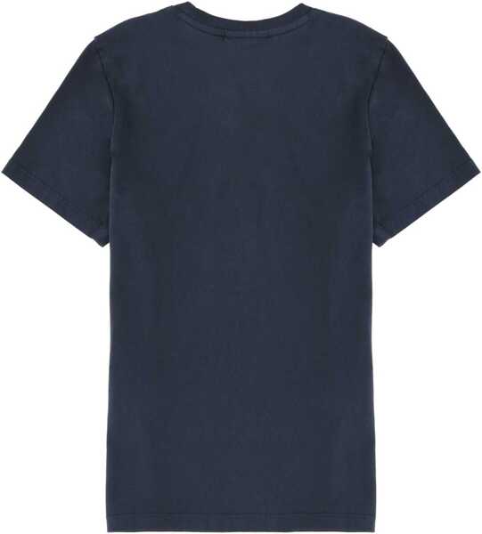 Tricouri MAISON KITSUN Fox Head T-Shirt BLUE Femei (BM 19542635) 2