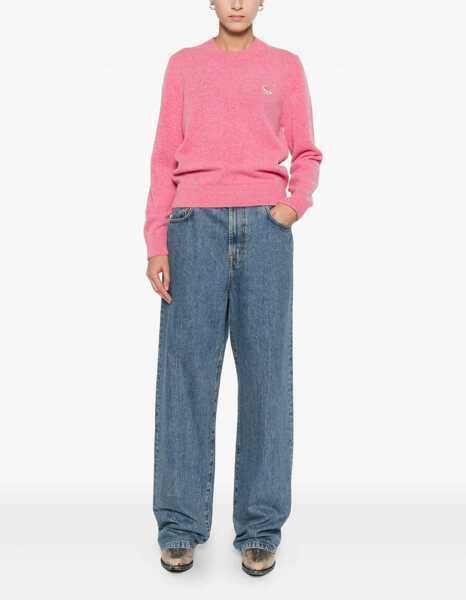 Pulovere MAISON KITSUN Baby Fox Sweater PINK Femei (BM 19542644) 2