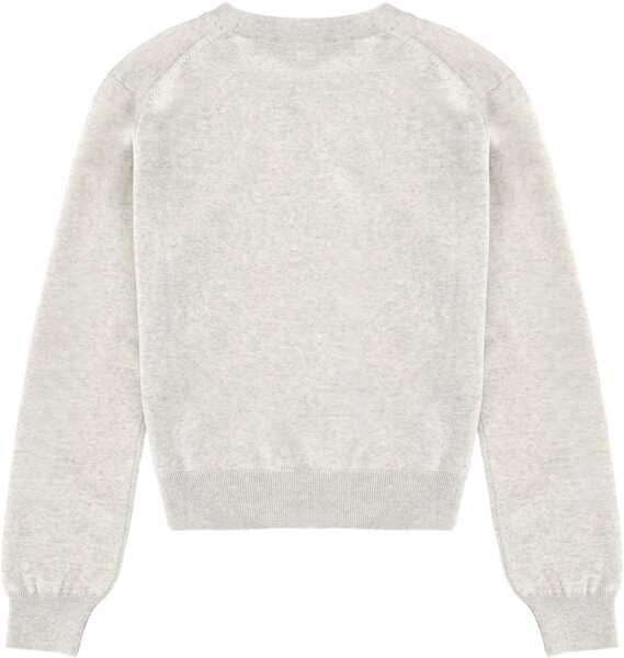 Pulovere casual MAISON KITSUN Baby Fox Jersey GREY Femei (BM 19542659) 2