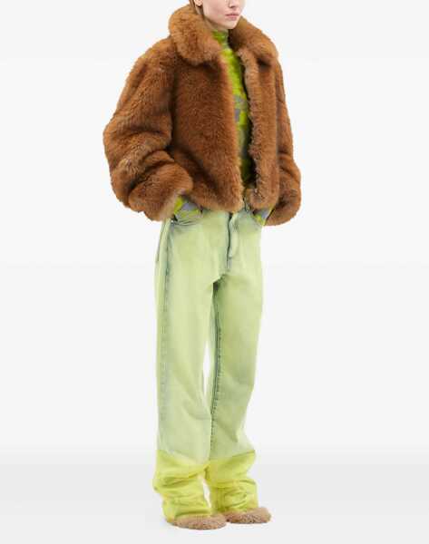 Jachete MSGM Eco Fur Jacket BEIGE Femei (BM 19542665) 2