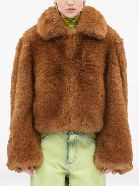 Jachete MSGM Eco Fur Jacket BEIGE Femei (BM 19542665) 3