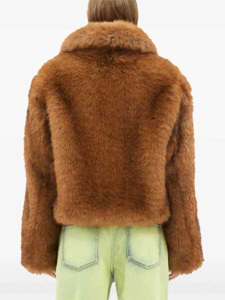 Jachete MSGM Eco Fur Jacket BEIGE Femei (BM 19542665) 4