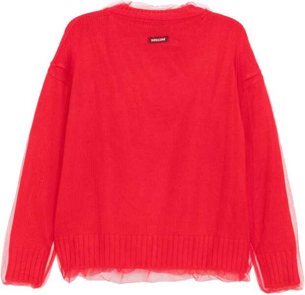 Pulovere MSGM Merino Wool Sweater RED Femei (BM 19542671) 2