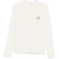 Pulovere casual Ribbed Knit With Fox Patch Barbati