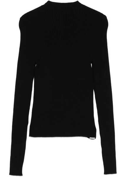 Tricouri MSGM T-Shirt With Logo BLACK Femei (BM 19542719) 2