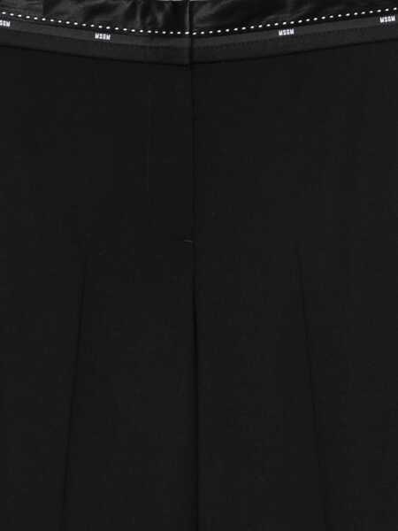 Pantaloni casual MSGM Cool Wool Pants BLACK Femei (BM 19542725) 3