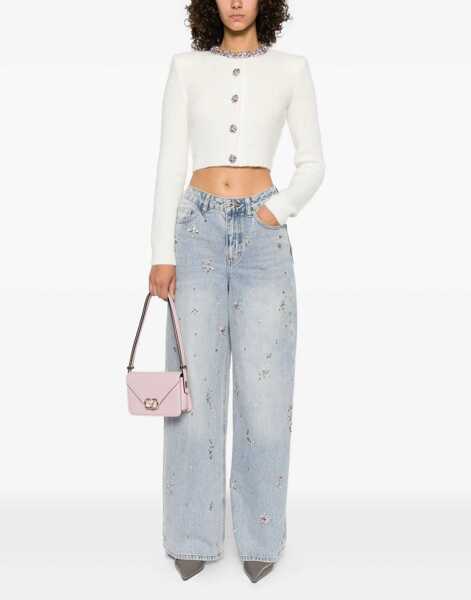 Blugi skinny Self-Portrait Wide Leg Jeans BLUE Femei (BM 19542734) 2