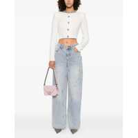 Blugi skinny Dama pagina 2 - Blugi skinny Self-Portrait Wide Leg Jeans BLUE Femei (BM 19542734) - B-mall.ro