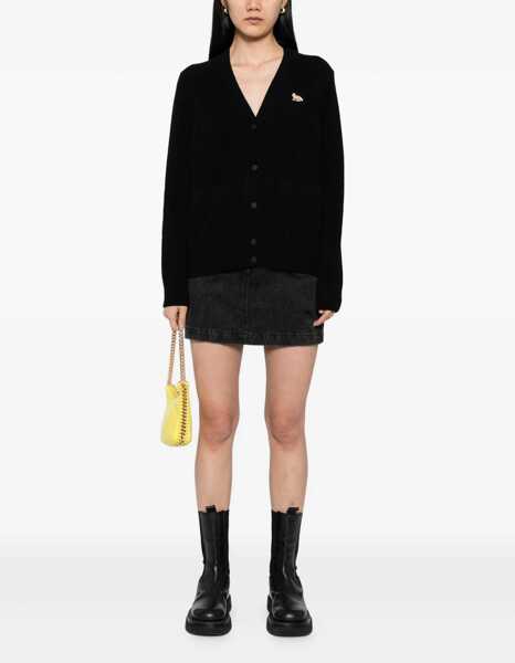 Cardigane MAISON KITSUN Baby Fox Cardigan BLACK Femei (BM 19542746) 2