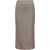 MM6 Maison Margiela Wool Midi Skirt BROWN