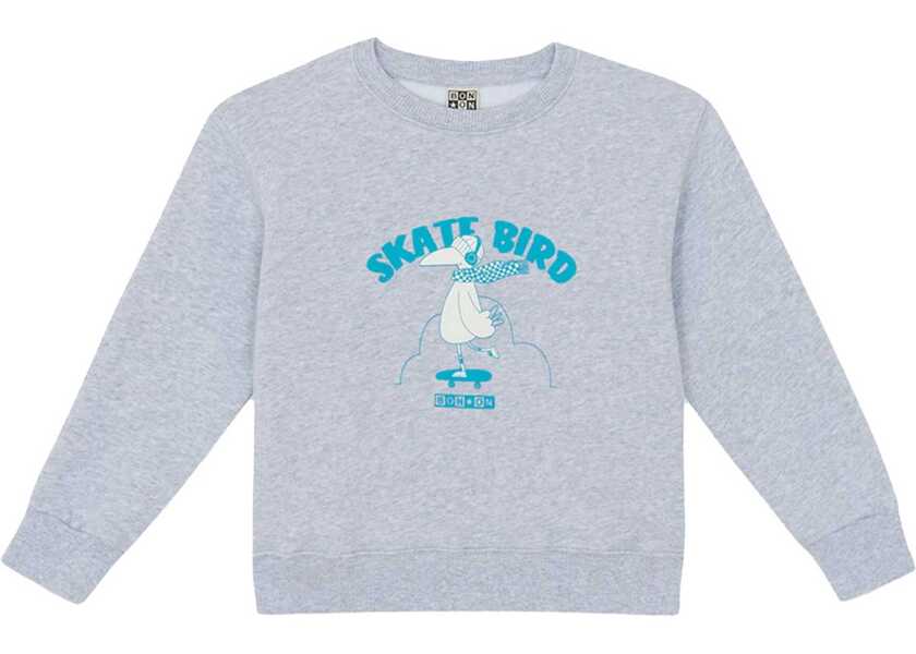 Pulovere BONTON Smile Skatebird Sweater GREY Fete (BM 19546148) 1