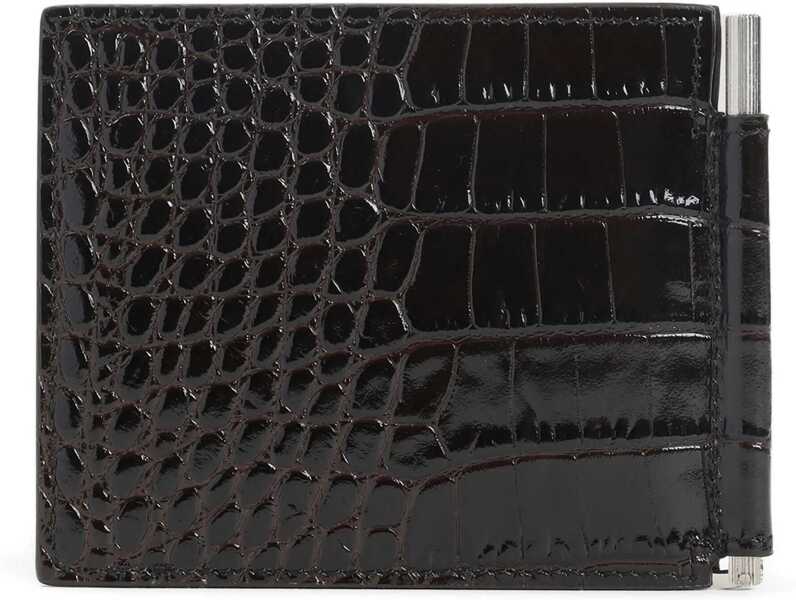 Portofele Tom Ford Leather Wallet BROWN Barbati (BM 19546151) 2