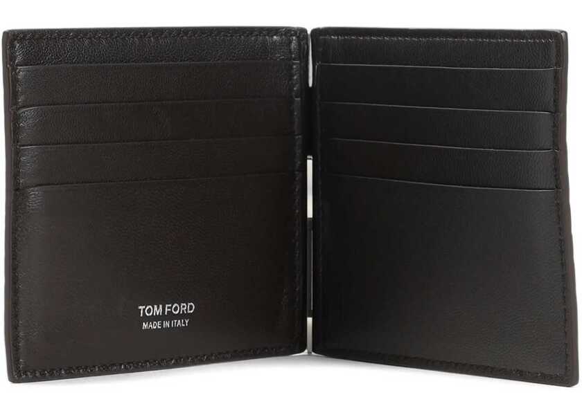 Portofele Tom Ford Leather Wallet BROWN Barbati (BM 19546151) 4