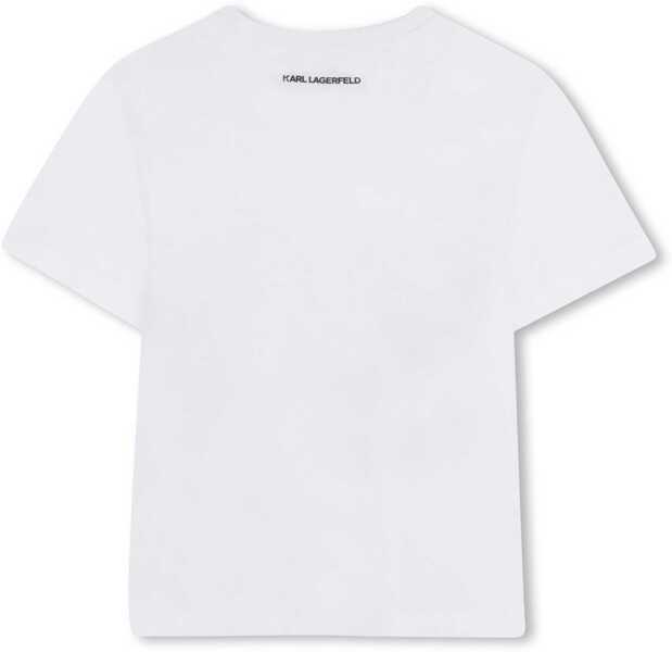 Tricouri Karl Lagerfeld T-Shirt With Logo WHITE Baieti (BM 19546160) 2