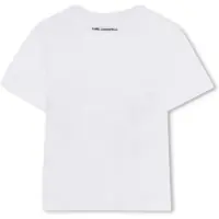Tricouri pentru Baieti - Tricouri Karl Lagerfeld T-Shirt With Logo WHITE Baieti (BM 19546160) - B-mall.ro