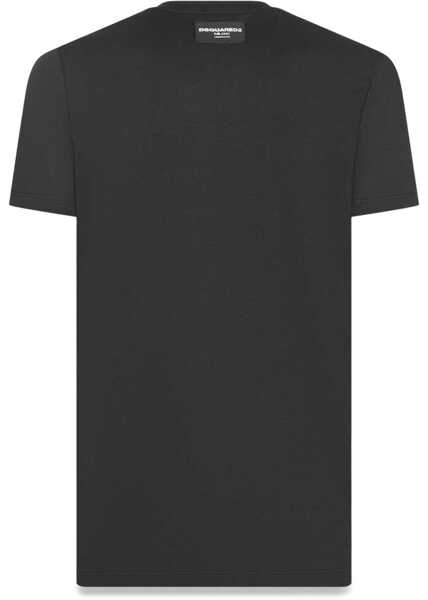Tricouri DSQUARED2 Cotton T-Shirt BLACK Barbati (BM 19546187) 2