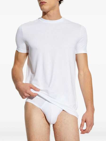 Tricouri DSQUARED2 Cotton T-Shirt WHITE Barbati (BM 19546190) 2