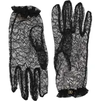 Manusi Valentino Garavani Dama - Manusi Valentino Garavani Lace Gloves BLACK Femei (BM 19546199) - B-mall.ro