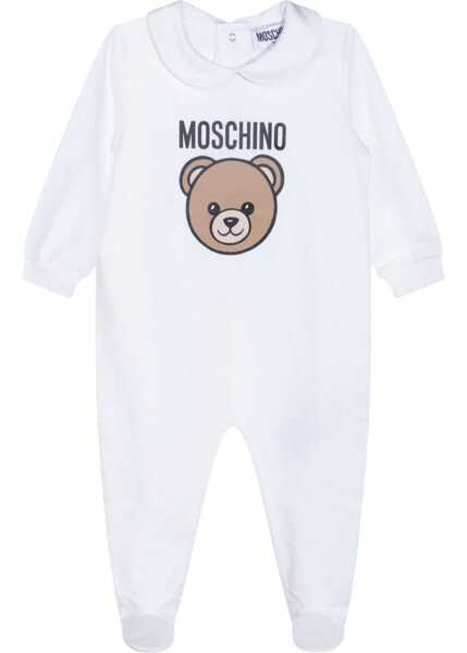 Costume Moschino Bodysuit Hat And Gag Set WHITE Baieti (BM 19546289) 2