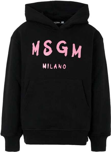 Hanorace MSGM Sweatshirt With Logo BLACK Fete (BM 19546301) 1