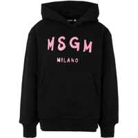 Hanorace MSGM Sweatshirt With Logo