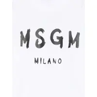 Tricouri pentru Baieti - Tricouri MSGM T-Shirt With Logo WHITE Baieti (BM 19546304) - B-mall.ro