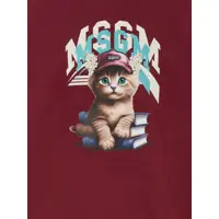Hanorace pentru Fete - Hanorace MSGM Jersey With Logo RED Fete (BM 19546313) - B-mall.ro