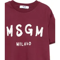 Tricouri pentru Baieti - Tricouri MSGM T-Shirt With Logo RED Baieti (BM 19546322) - B-mall.ro