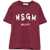 MSGM T-Shirt With Logo RED