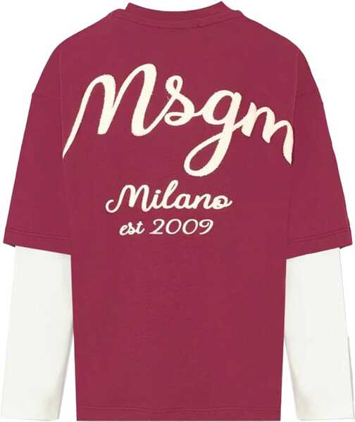 Tricouri MSGM T-Shirt Jersey RED Baieti (BM 19546325) 2