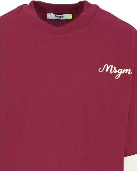 Tricouri MSGM T-Shirt Jersey RED Baieti (BM 19546325) 3