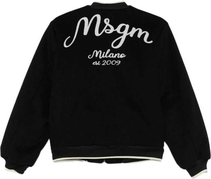 Jachete MSGM College Jacket BLACK Baieti (BM 19546328) 2
