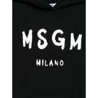 Hanorace pentru Fete - Hanorace MSGM Sweatshirt With Logo BLACK Fete (BM 19546346) - B-mall.ro