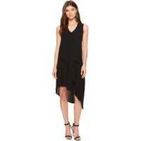 Rochii casual Asymmetrical Front Drape Dress Femei