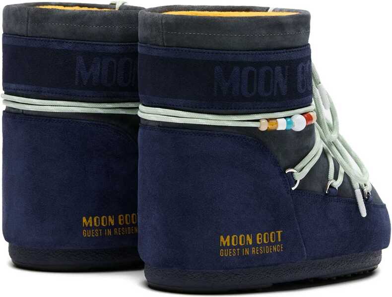 Bocanci casual Moon Boot Moon Boot X Guest in Residence Icon Low Boots MIDNIGHT/GREY Femei (BM 19546778) 3