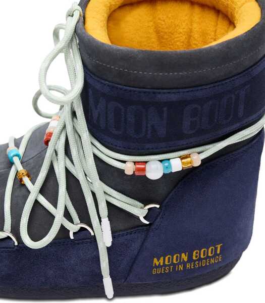 Bocanci casual Moon Boot Moon Boot X Guest in Residence Icon Low Boots MIDNIGHT/GREY Femei (BM 19546778) 4