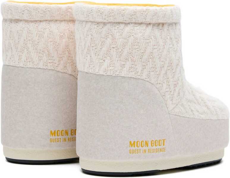 Bocanci casual Moon Boot Moon Boot X Guest in Residence Icon Low wool Boots WHITE SAND Femei (BM 19546781) 2
