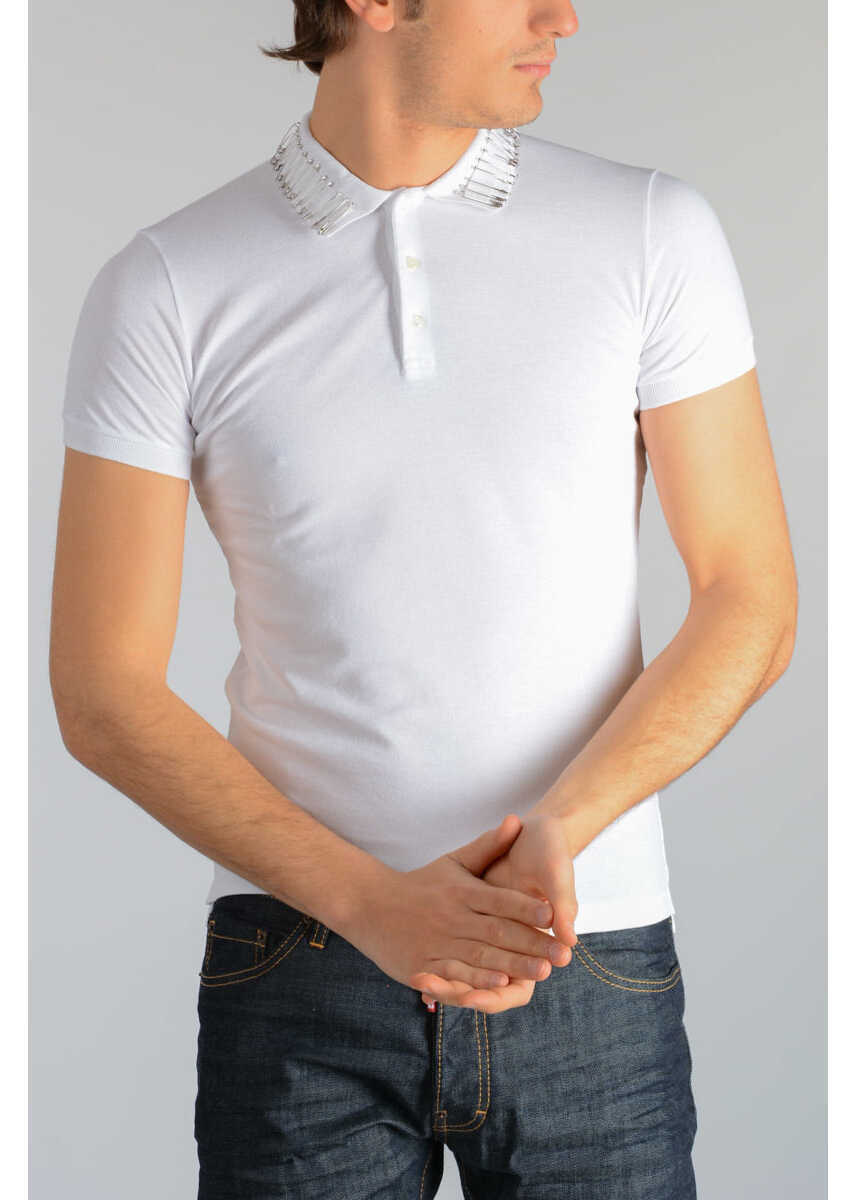 Tricouri DSQUARED2 White Man T-Shirt White Barbati (BM 19546799) 1