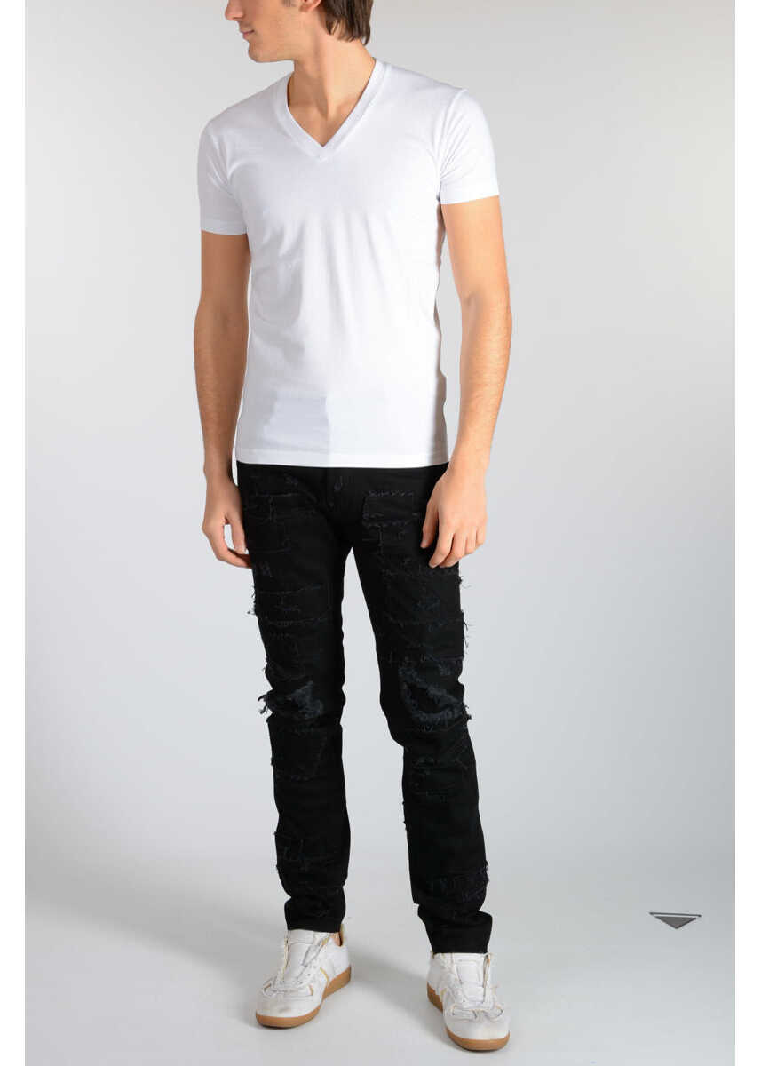 Tricouri DSQUARED2 Cotton T-Shirt White Barbati (BM 19546889) 4