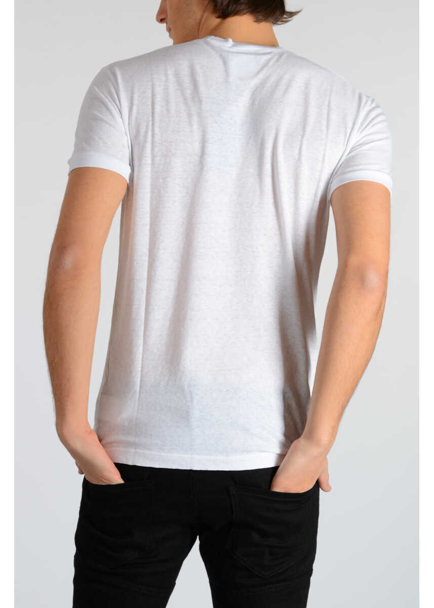 Tricouri DSQUARED2 White Man T-Shirt White Barbati (BM 19546895) 2