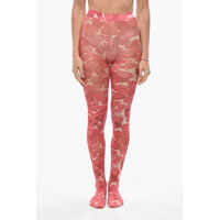 Sosete Logoed Floral Tights Femei