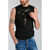 DSQUARED2 Gothic Printed Cotton Tank Top Black