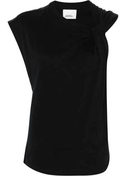 Tricouri Isabel Marant Top Nayda BLACK Femei (BM 19546949) 1