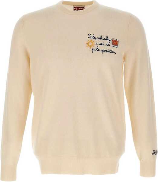 Pulovere Mc2 Saint Barth Sweater With Embroidery GREY Barbati (BM 19547039) 1