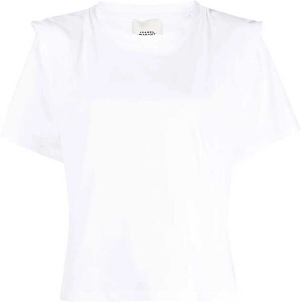 Tricouri Isabel Marant Cotton T-Shirt WHITE Femei (BM 19547054) 1