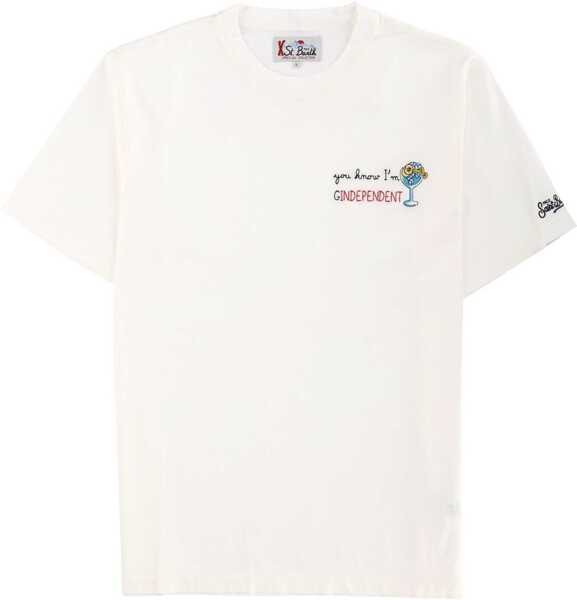 Tricouri Mc2 Saint Barth T-Shirt With Print WHITE Barbati (BM 19547066) 1
