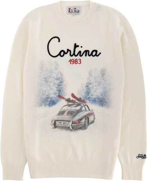 Pulovere Mc2 Saint Barth Printed Sweater GREY Barbati (BM 19547087) 1